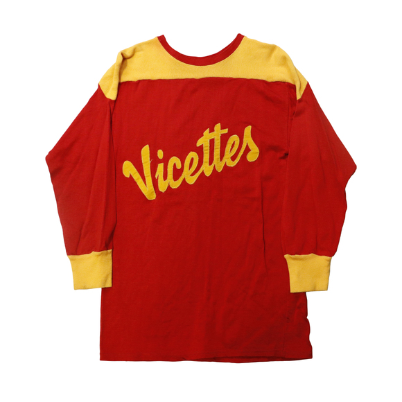 Other - Vintage 50s Jersey Vicettes #28 Two-Tone Long Sleeve Shirt Size N/A